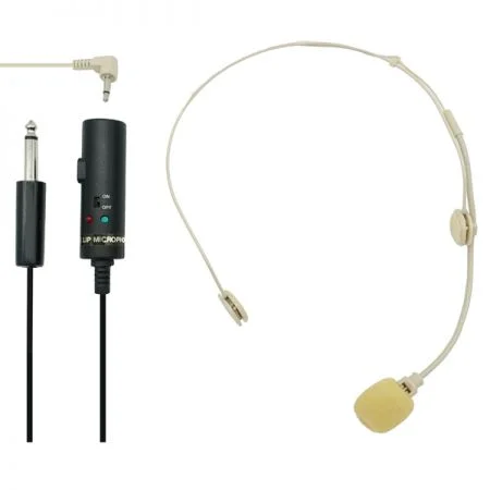 Microphone condenser đeo đầu với bộ pin USB cho nhiều mục đích sử dụng - Microphone đeo đầu với bộ pin USB